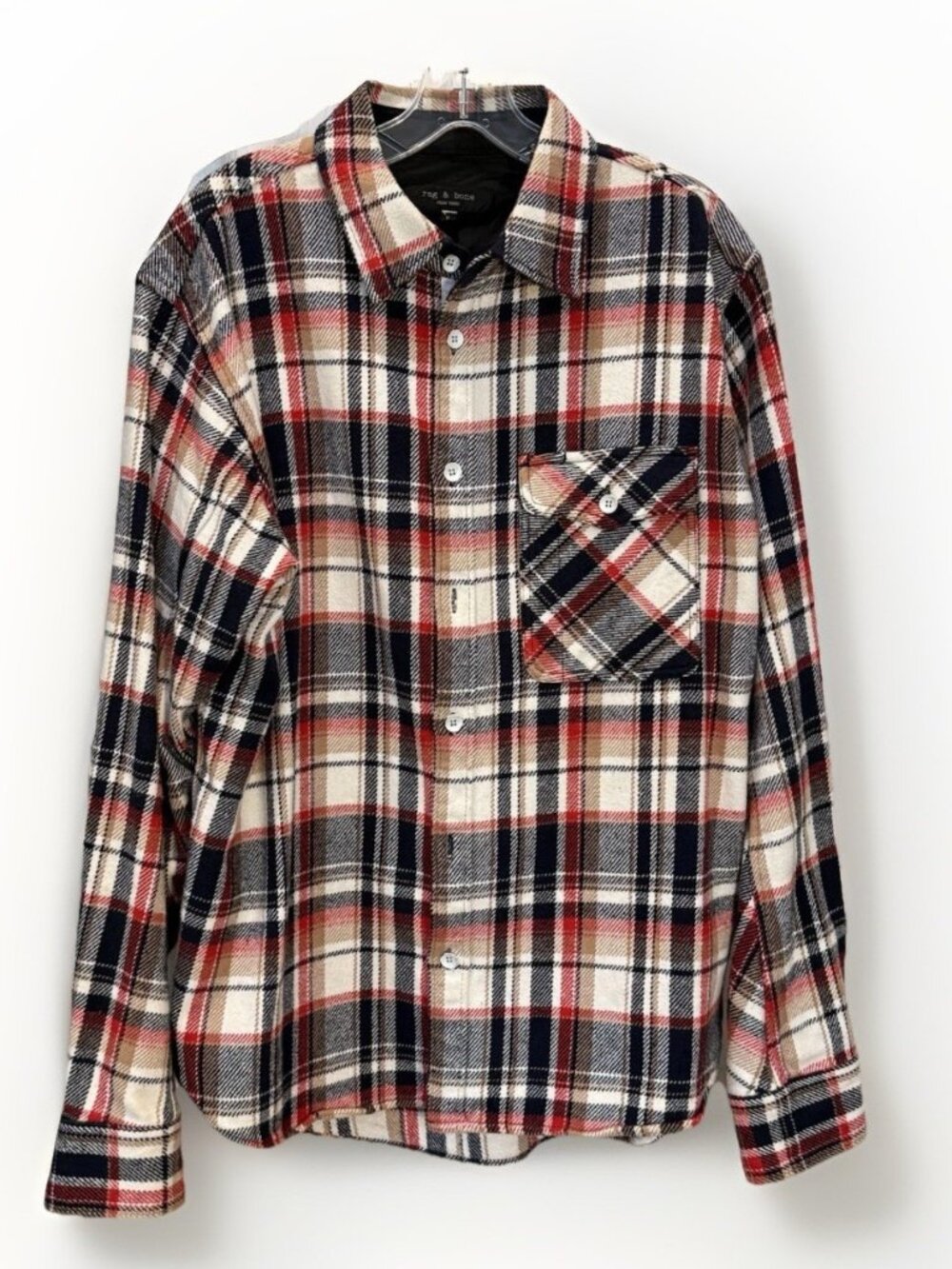 Rag & Bone Long Sleeve Plaid XL Shirt